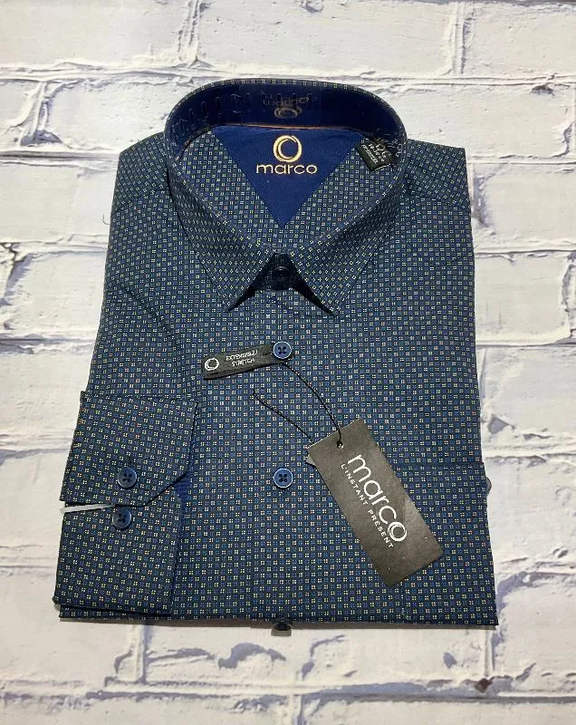 Marco B&T LS Mini Print Sportshirt